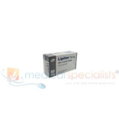 Lipitor (Atorvastatin) 80mg box of 28 tablets