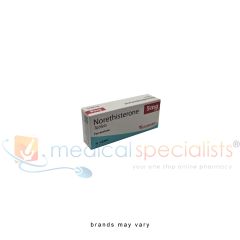 Norethisterone 5mg box of 30 tablets