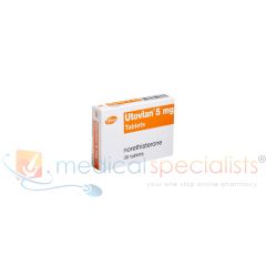 Utovlan (Norethisterone) 5mg box of 30 tablets